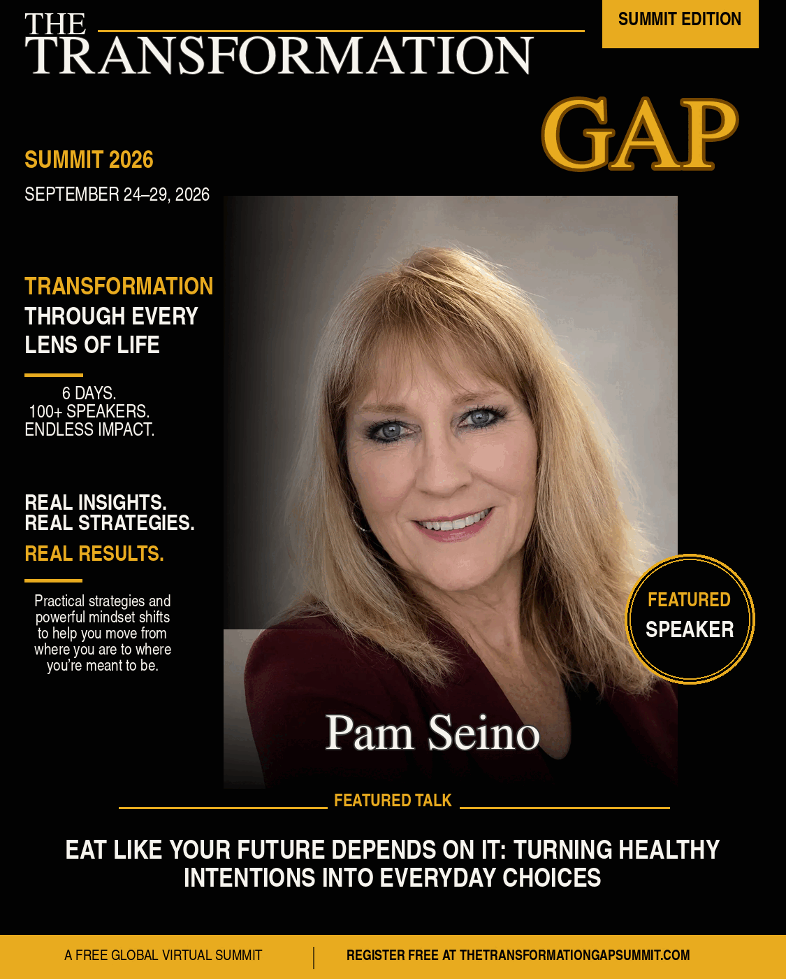 Pam Seino speaker graphic